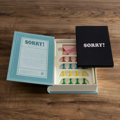 Sorry Vintage Bookshelf Edition Family Board Game - Book Shelf Game