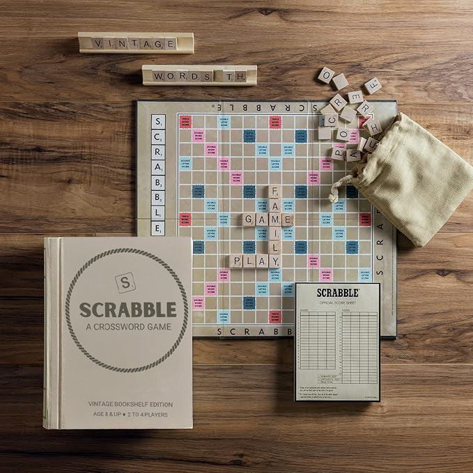 Scrabble Bookshelf Game - Book Shelf Game