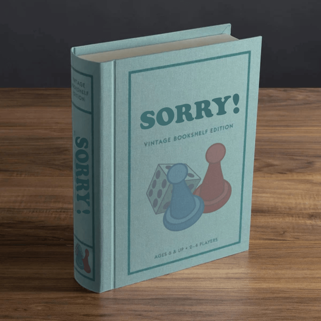 Sorry Vintage Bookshelf Edition Family Board Game - Book Shelf Game