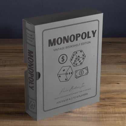 Monopoly Vintage Bookshelf Edition Board Game - Book Shelf Game