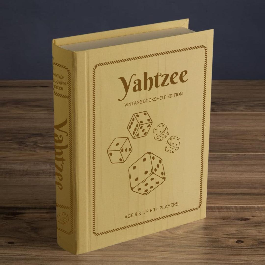 Yahtzee Vintage Bookshelf Edition Game - Book Shelf Game