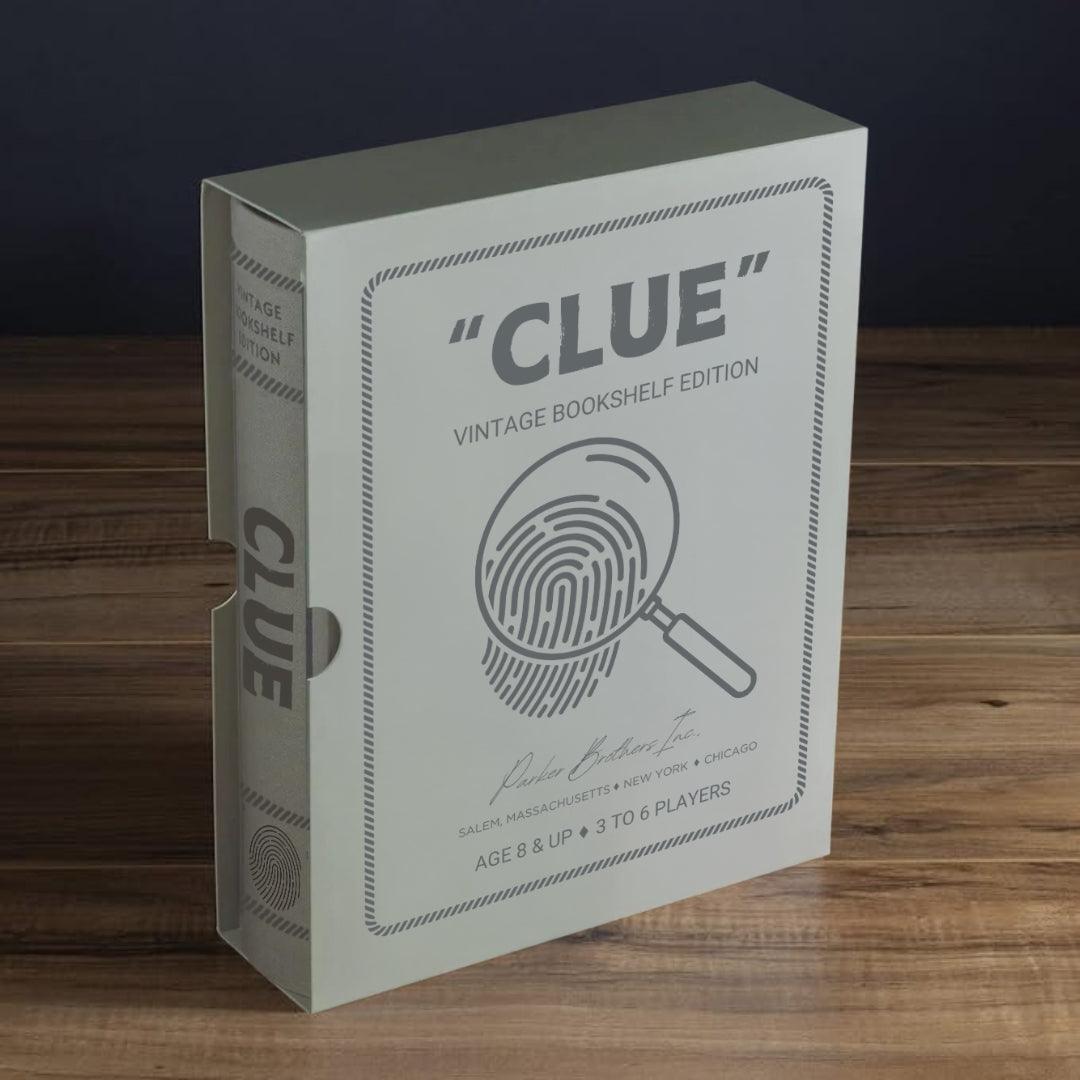 Clue Vintage Bookshelf Edition Detective Game - Book Shelf Game