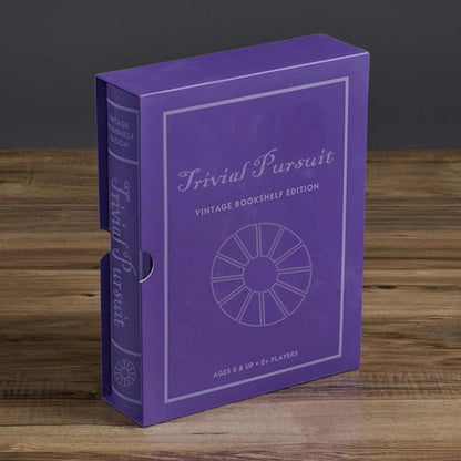 Trivial Pursuit Vintage Bookshelf Game - Book Shelf Game