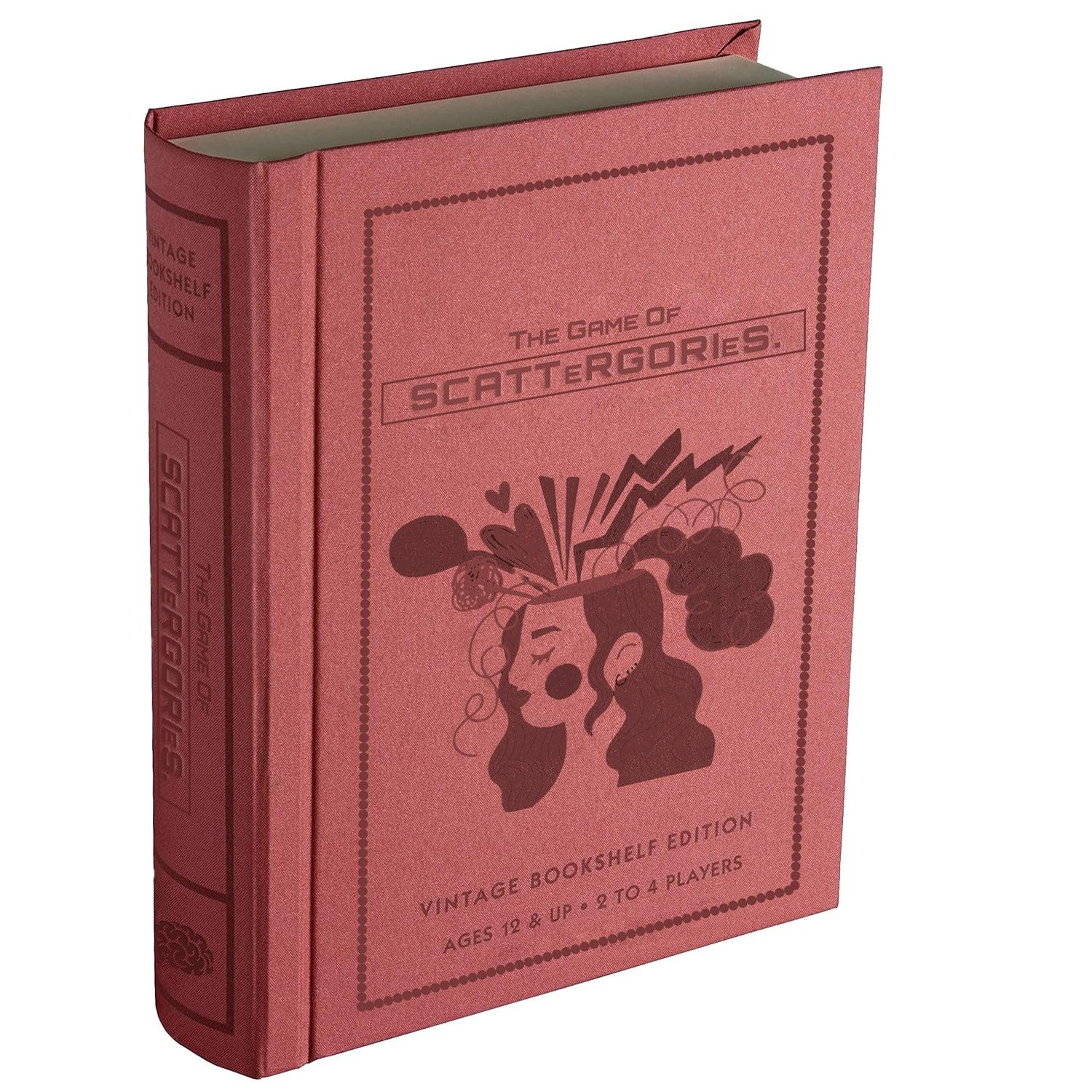 Scattergories Vintage Bookshelf Edition Party Game - Book Shelf Game