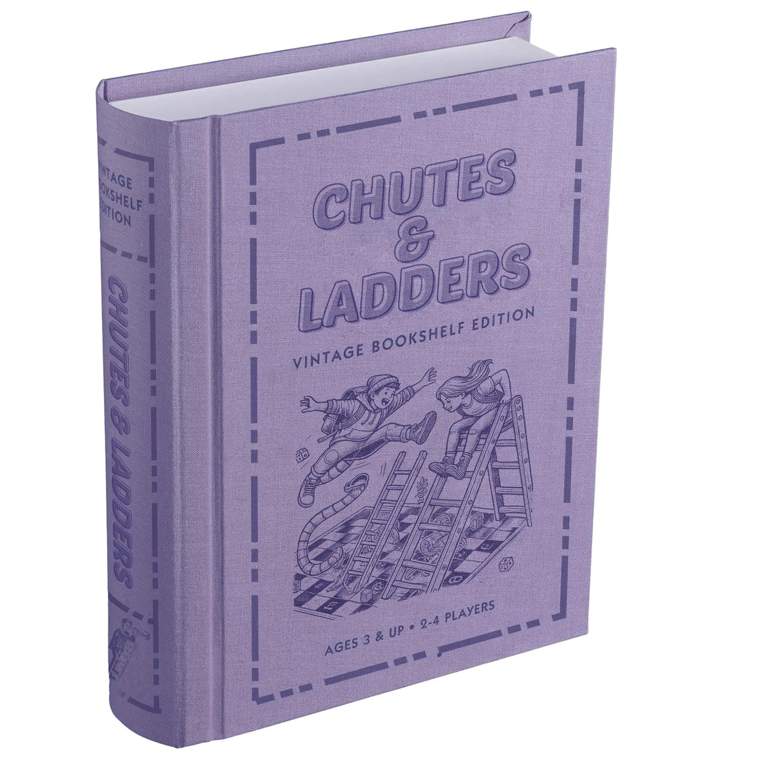 Chutes And Ladders Vintage Bookshelf Edition Family Game - Book Shelf Game