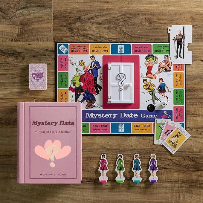 Mystery Date Vintage Bookshelf Edition Nostalgic Game - Book Shelf Game